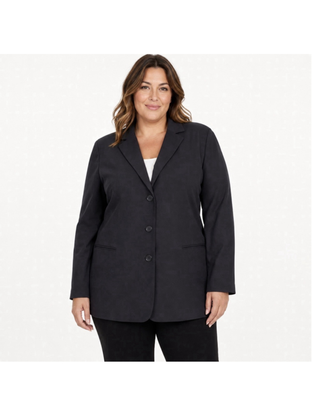 Talbots Suit Jacket Blazer 20 Black Classic All Seasonal Stretch Wool $228